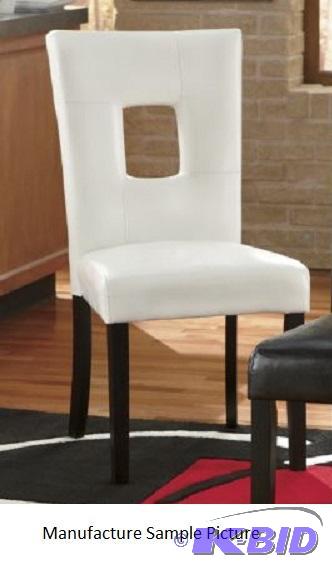 lot 153 image: Window Back Parsons Chair - White -&nbspThe ...