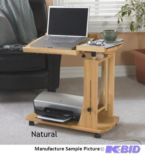 lot 156 image: Laptop Reading Cart - Natural Finish - This c...