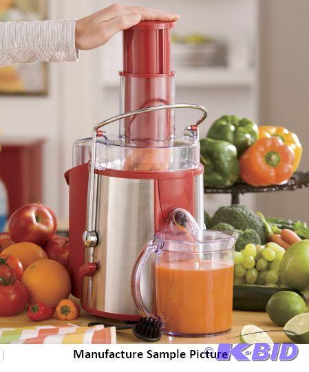 lot 159 image: Ginnys Juice Extractor - Red - Our powerful J...