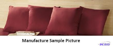 lot 164 image: Four Matching Red Pillows - Each are 19"...