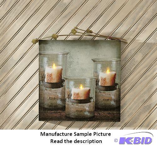 lot 166 image: Lot of 2&nbspCandlelight Canvas Prints -&nbs...