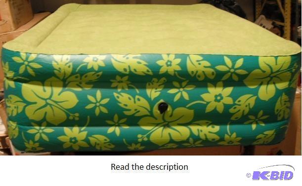 lot 224 image: Queen Size Air Mattress - Why trot out an ord...