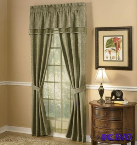 lot 240 image: &quotVera" Sage Window Set - 54" x...