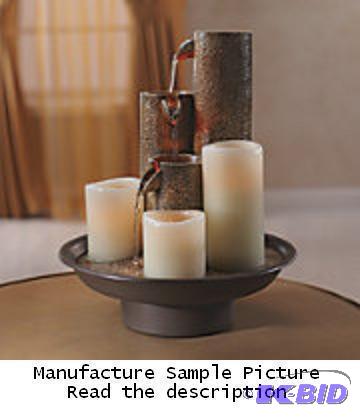 lot 261 image: Fountain with LED Candles - One of the wires ...