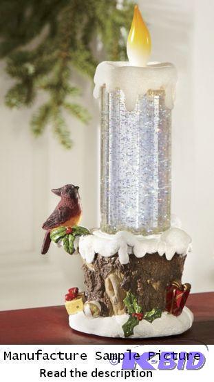 lot 39 image: LED Glitter Candle - As soft LED light glows,...