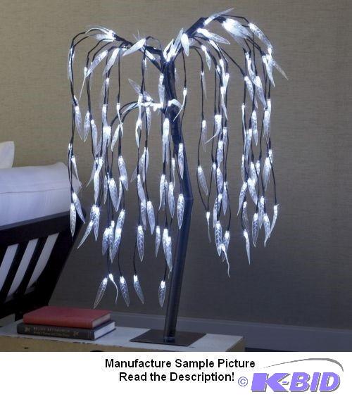 lot 63 image: LED Willow Tree - Bent gracefully as a baller...