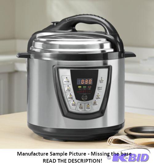 lot 96 image: Franklin Chef Pressure Cooker - Missing the b...