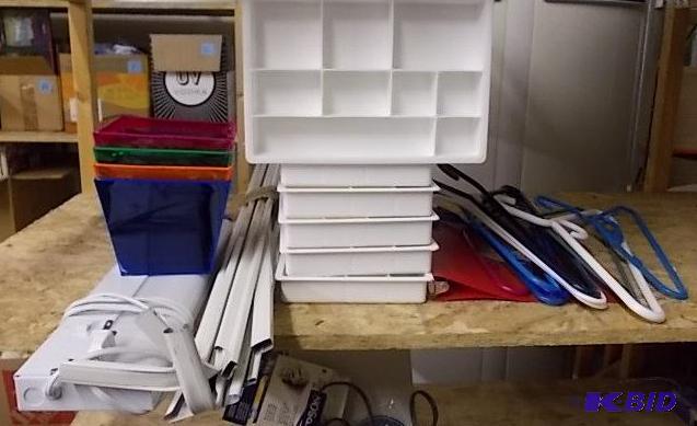 Lot Of Drawer Organizers, Hangers, Under Cabi...