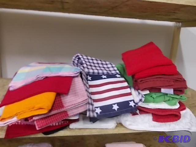 Large Variety Of Kitchen Towels, Linens Some ...