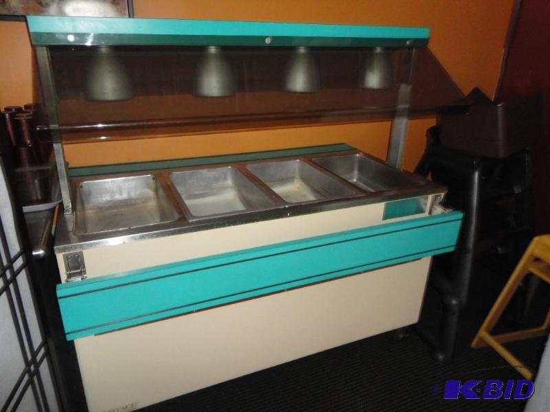 lot 1 image: Heritage rolling buffet .  Pulled from o...