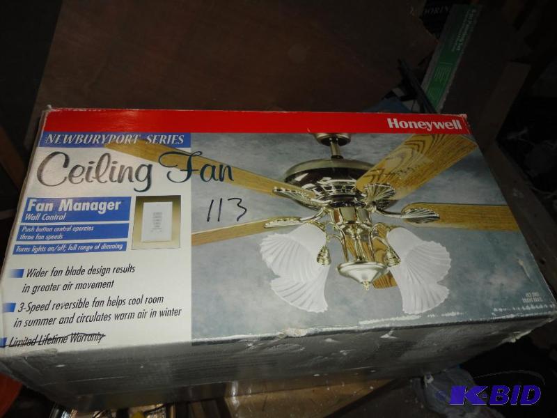 lot 113 image: For light ceiling fan...