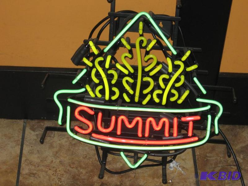 lot 13 image: Summit Neon Sign...