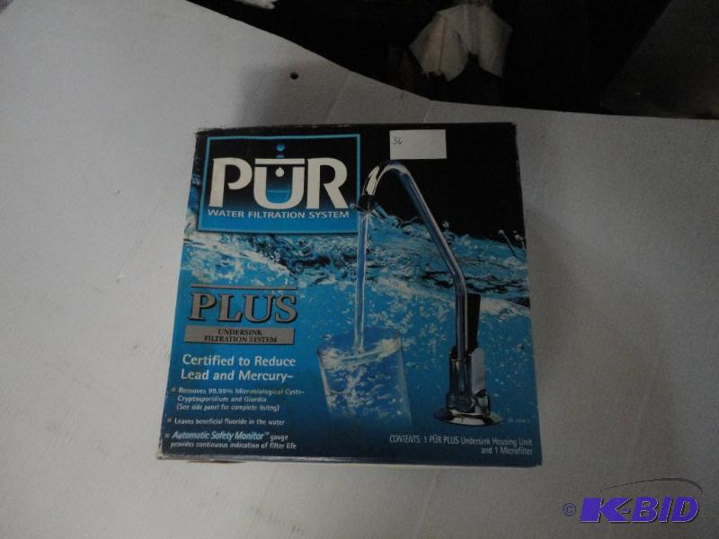 lot 236 image: Pur Water filter kit...
