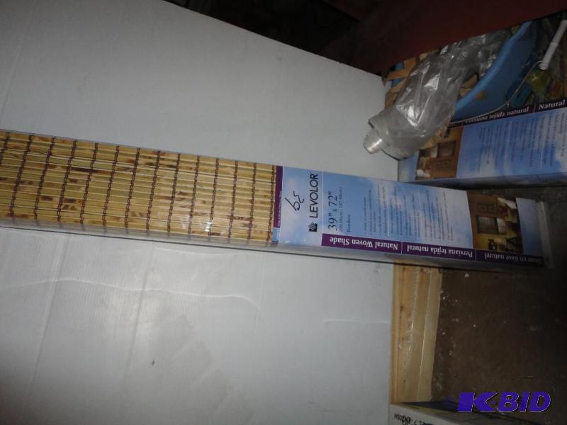 lot 239 image: Levolor 39 x 72 Bamboo blind...