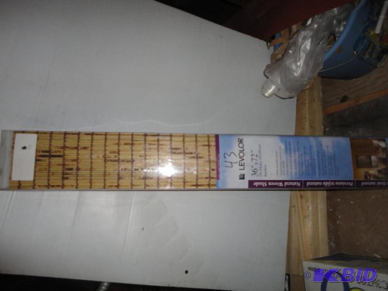 lot 243 image: Levolor 36 x 72 Bamboo blind...