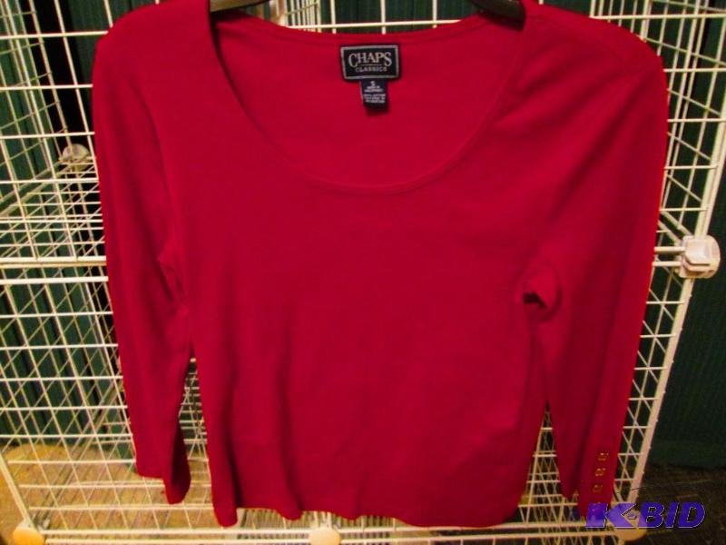 lot 112 image: Chaps classic ladies top size S...