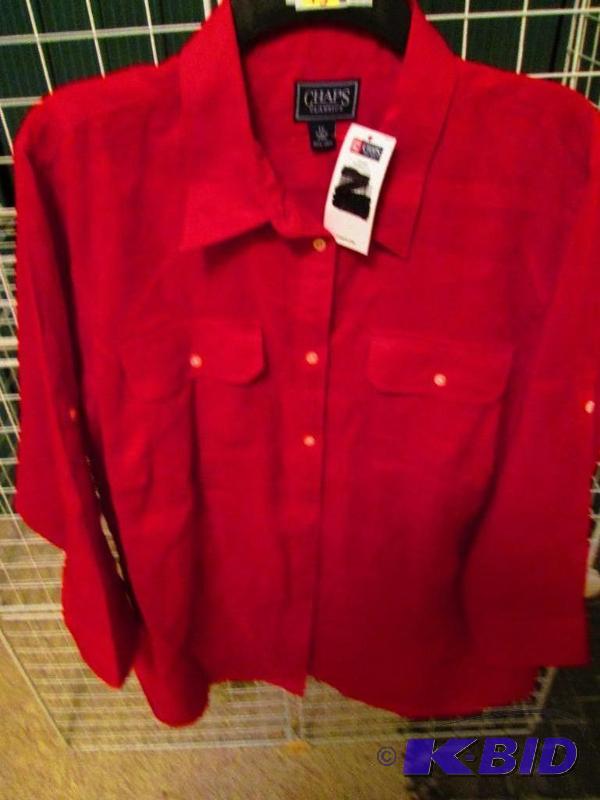 lot 144 image: Chaps ladies top, size 1X...