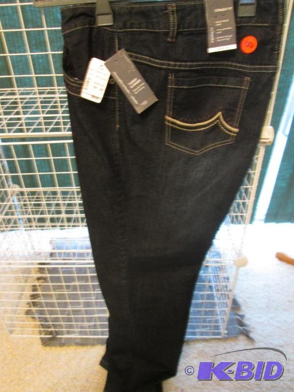 lot 150 image: C J Banks straight fit tummy slimmer jeans, s...
