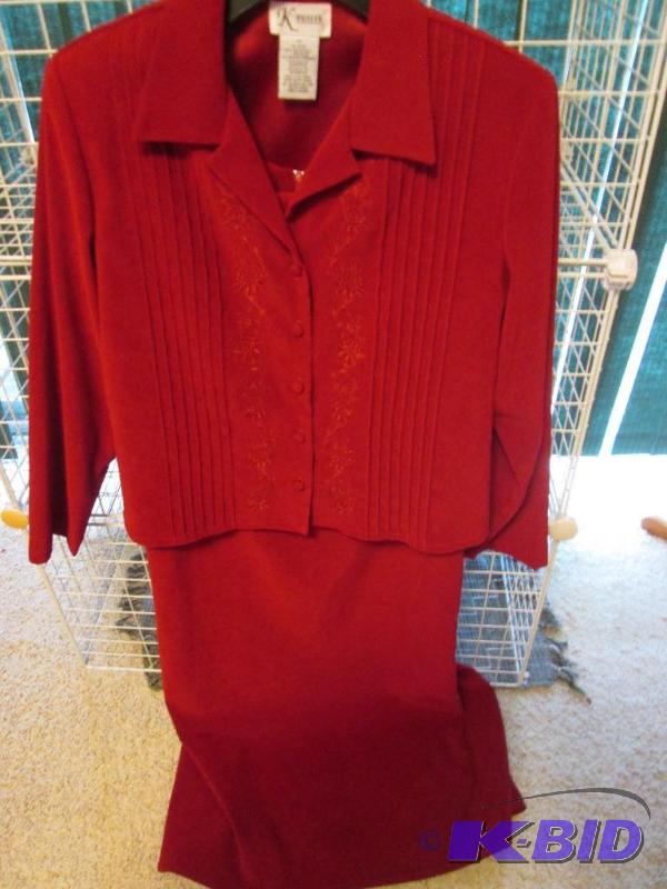 lot 184 image: K Petite 2 piece dress, size 14P...