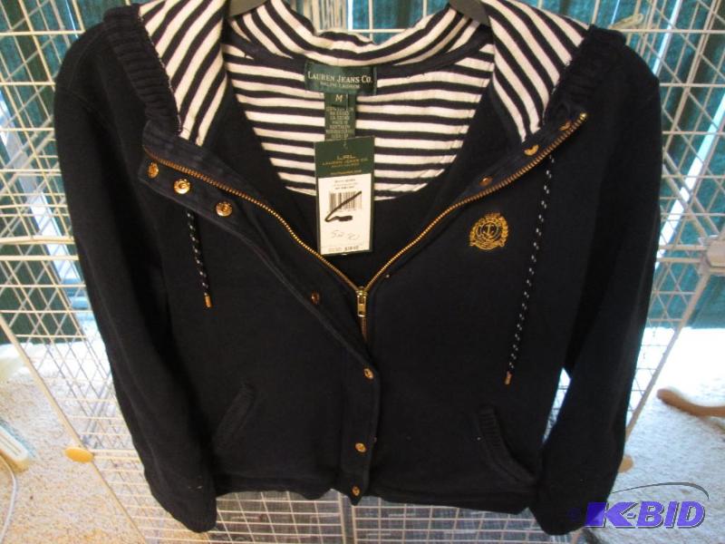 lot 215 image: Lauren Jeans Co ladies jacket, size M MSRP $7...
