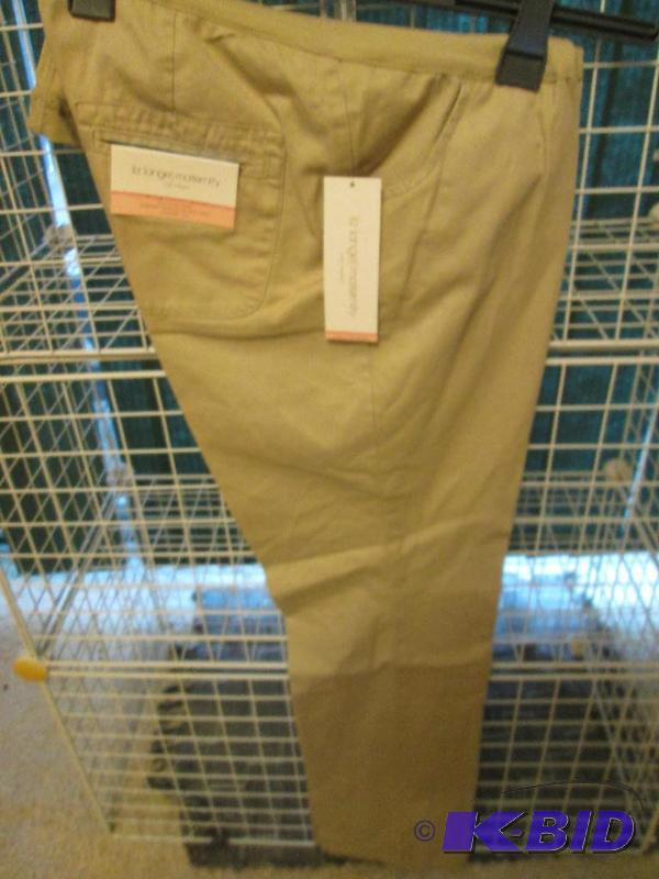 lot 238 image: Liz Lange maternity pants MSRP $29.99 size 6...