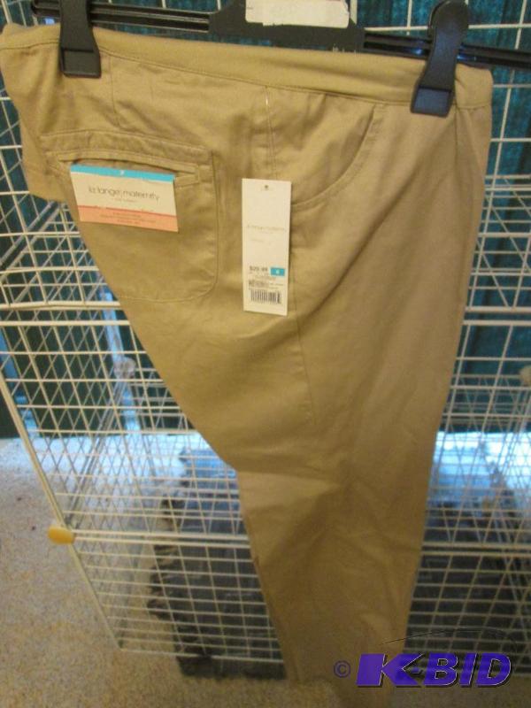 lot 239 image: Liz Lange maternity pants MSRP $29.99 size 6...