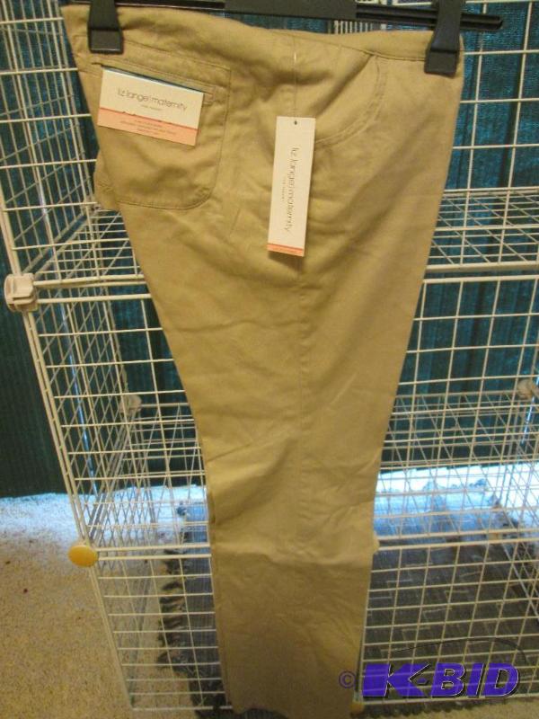 lot 240 image: Liz Lange maternity pants MSRP $29.99 size 2...