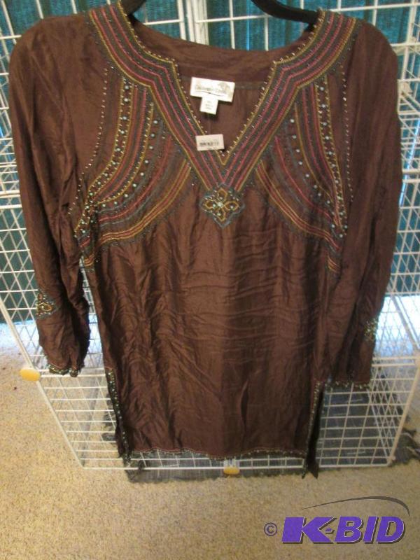 lot 247 image: Ladies shirt by Coldwater Creek size PS...