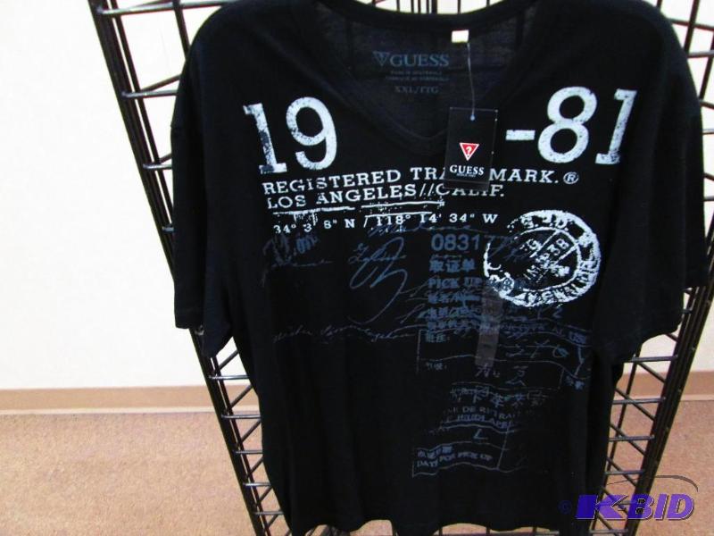 lot 41 image: Mens Guess T-Shirt size XXL MSRP 25.00...