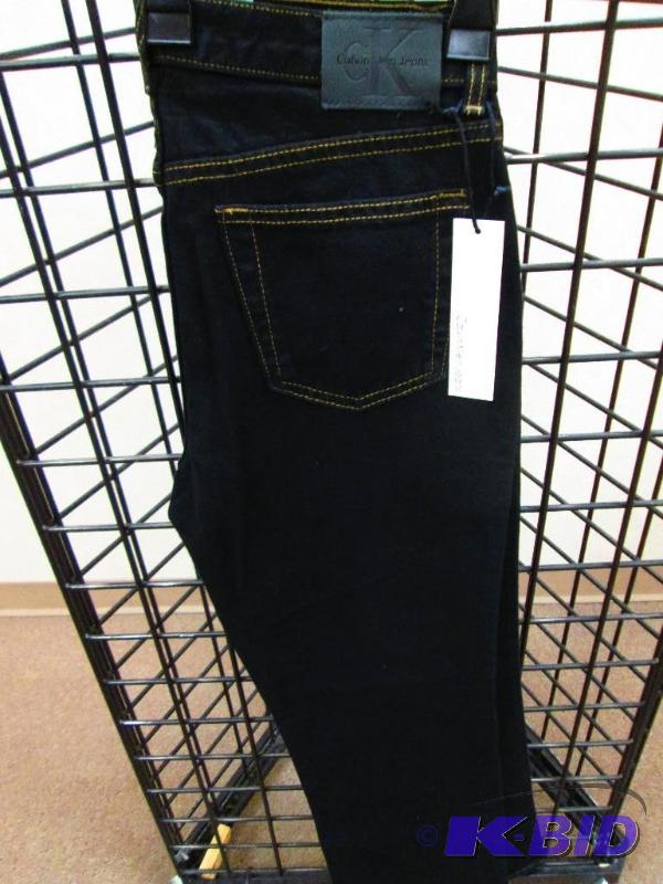 lot 57 image: Ladies Calvin Klein Jeans, size S10 L 32...