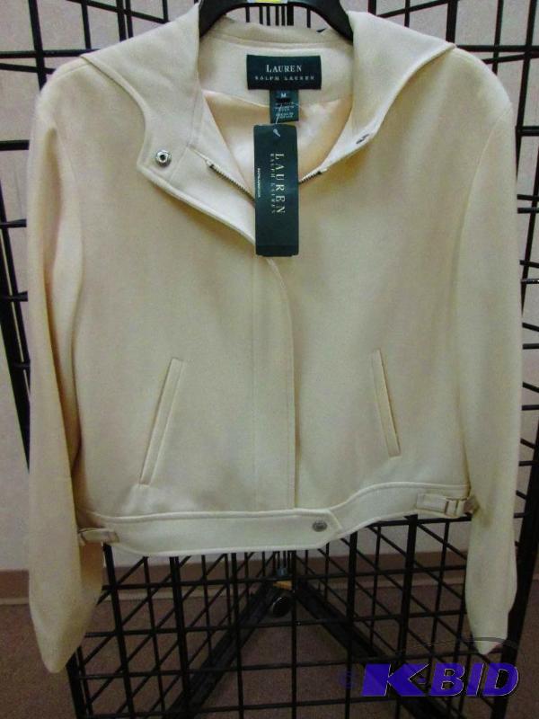 lot 7 image: Ralph Lauren Ladies coat, size M MSRP 179.00...