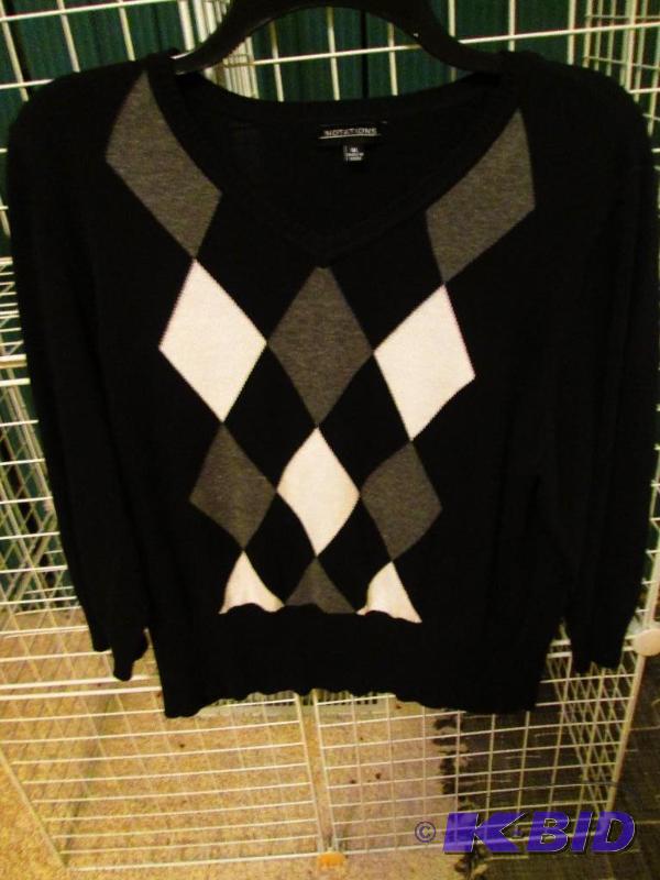 lot 77 image: Notations ladies knit top, size XL...
