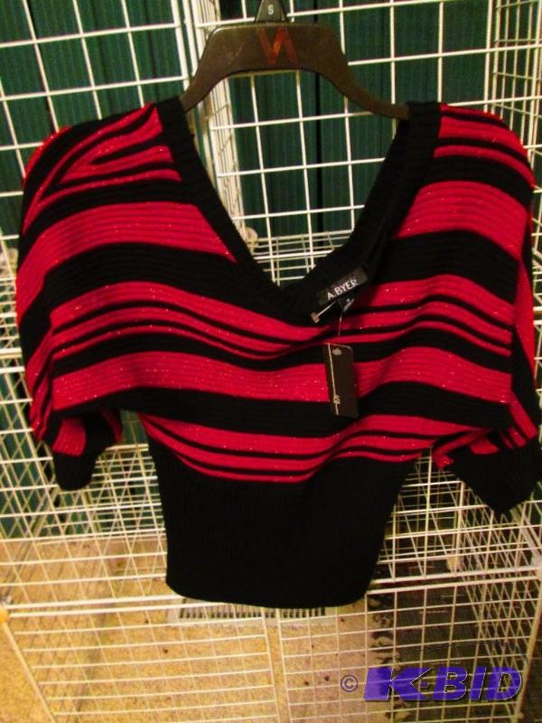 lot 80 image: A. Byer knitted top, size S...