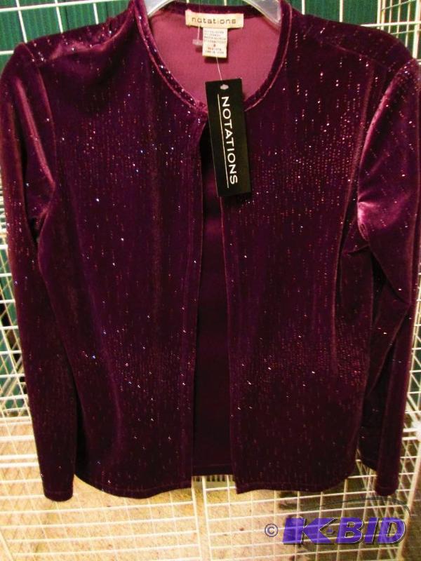 lot 96 image: Notations ladies top, size S...
