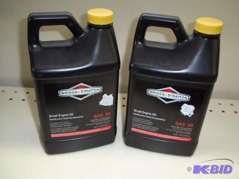 2 New 48 oz SAE 30 Engine oil...