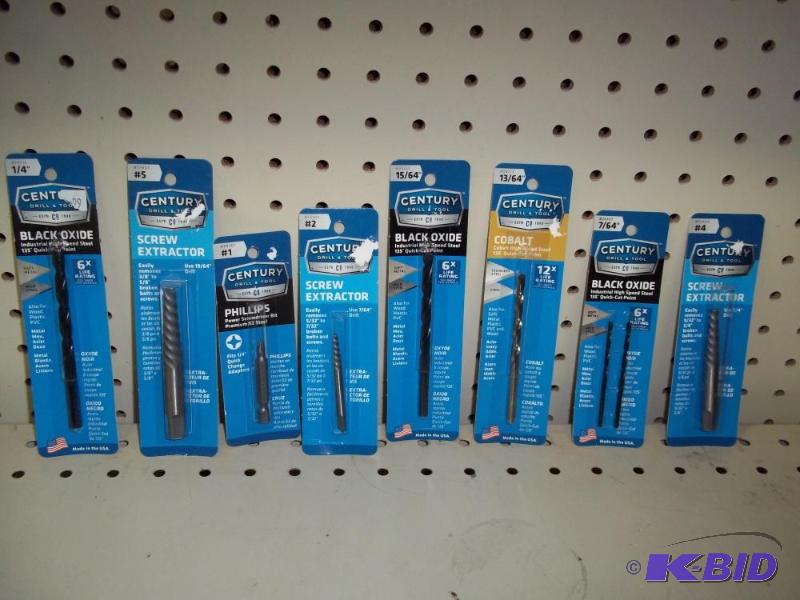 Lot of New Drill bits and Screw extractors...