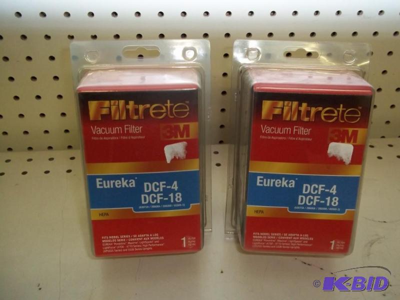 New Filtrete Eureka vacuum filters...