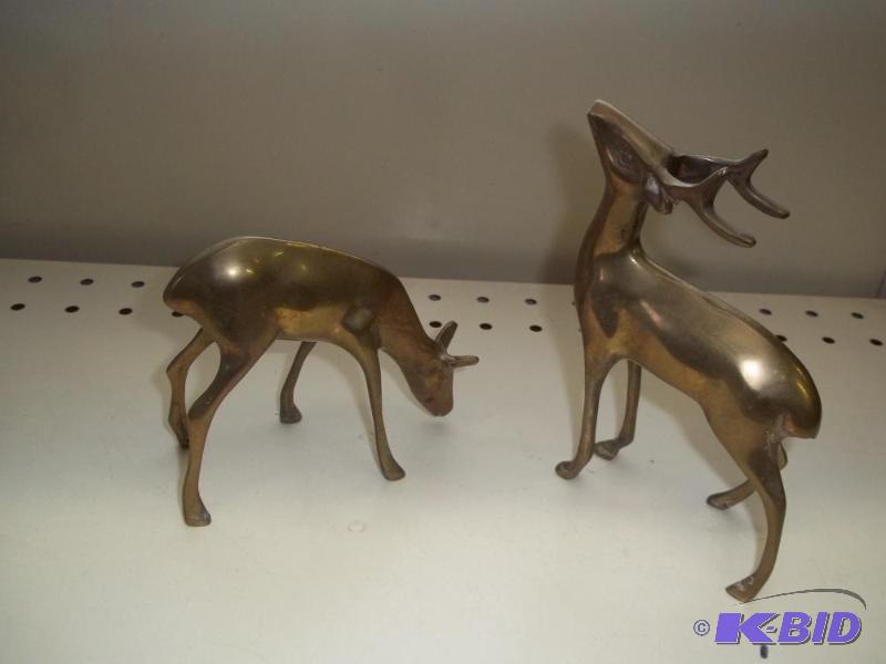 Brass Deer Decor...