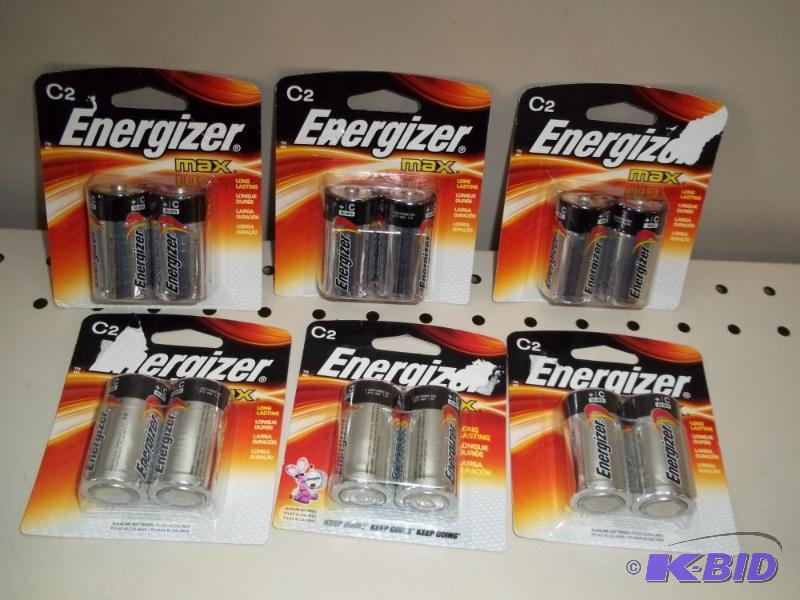 6 New Pkgs of C Batteries...