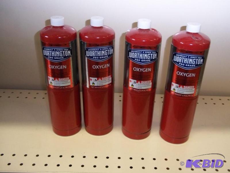 New 4 Bottles of Oxygen...