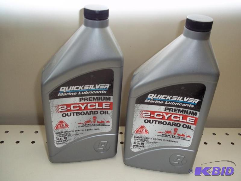 2 New Qts of Quicksilver 2 cycle Outboard Oil...