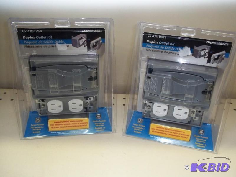 2 New Duplex Outlet Kit...
