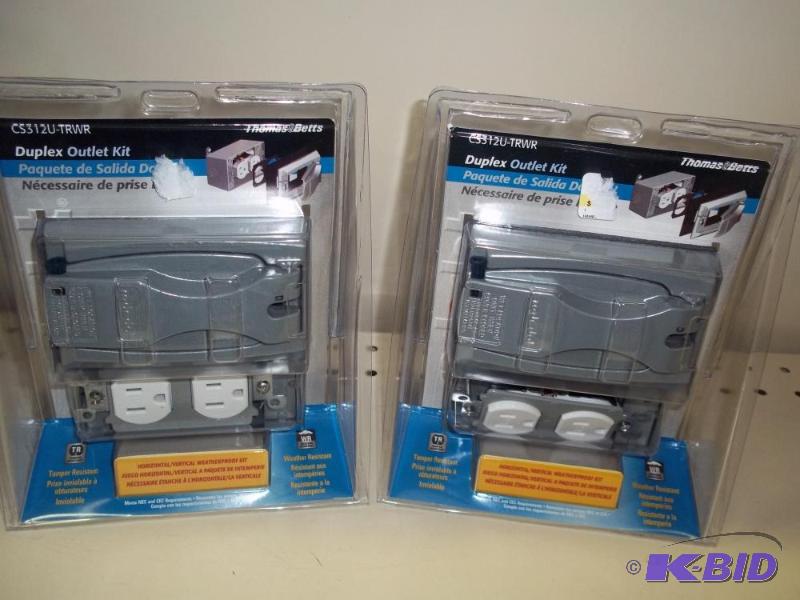 2 New Duplex Outlet Kits...