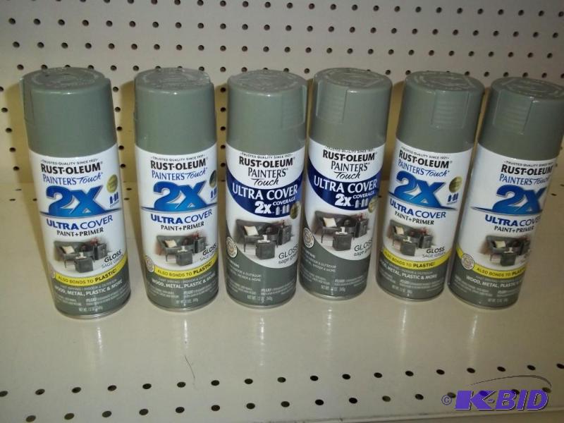 6 New Cans of Rust-oleum Ultra Cover...