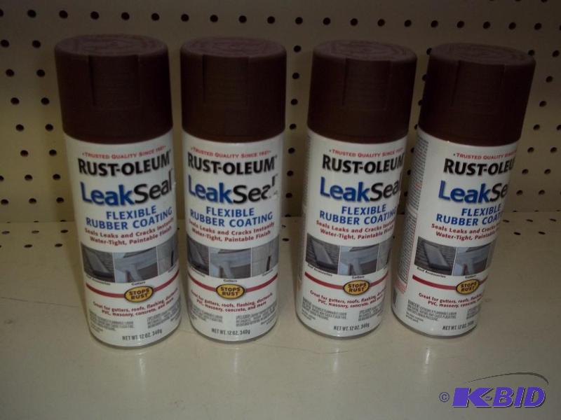 4 New Rust-oleum Rubber coating...