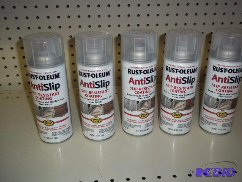 5 New cans Rust-oleum Antislip Coating...