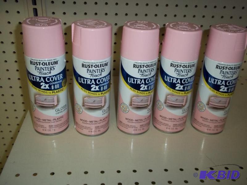 5 New cans of Rust-oleum Ultra Coat...