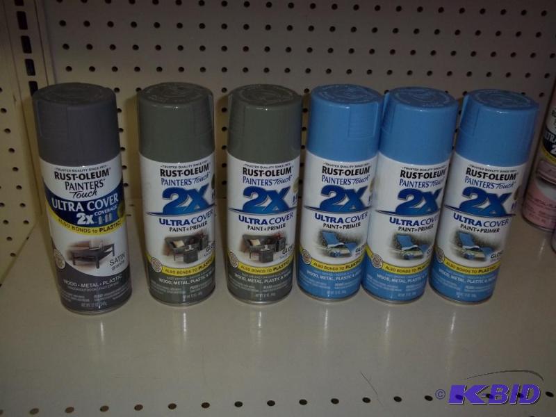 6 New cans of Rust-oleum Ultra Coat...
