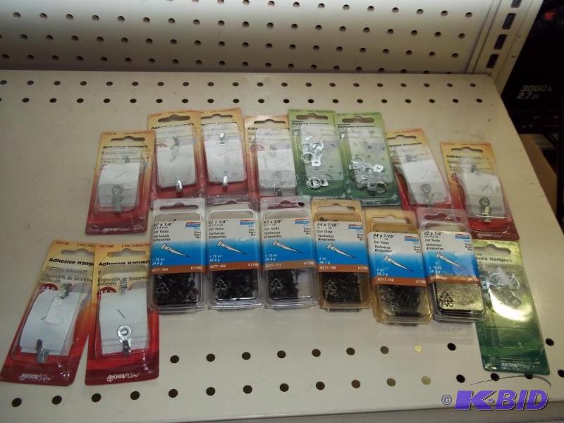 Lot of New Picture Hangers and tacks...
