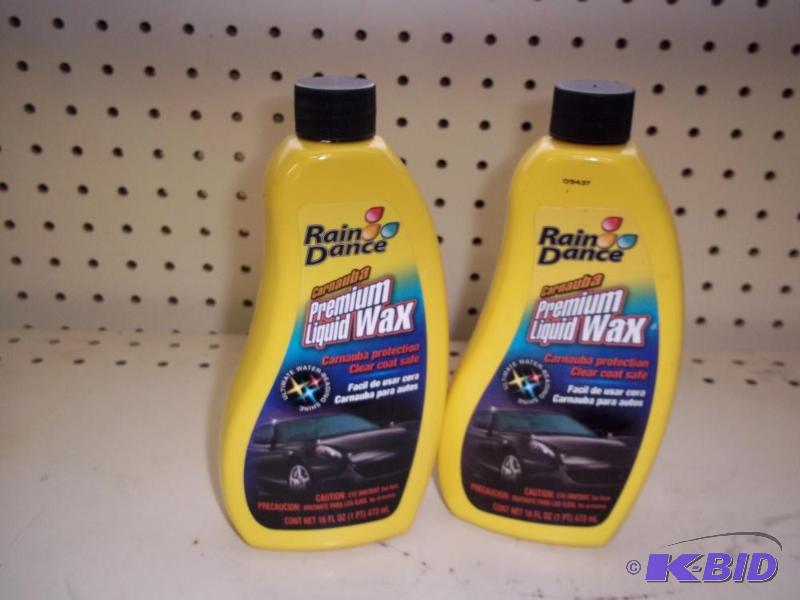 2 New Rain Dance Premium Liquid Wax...
